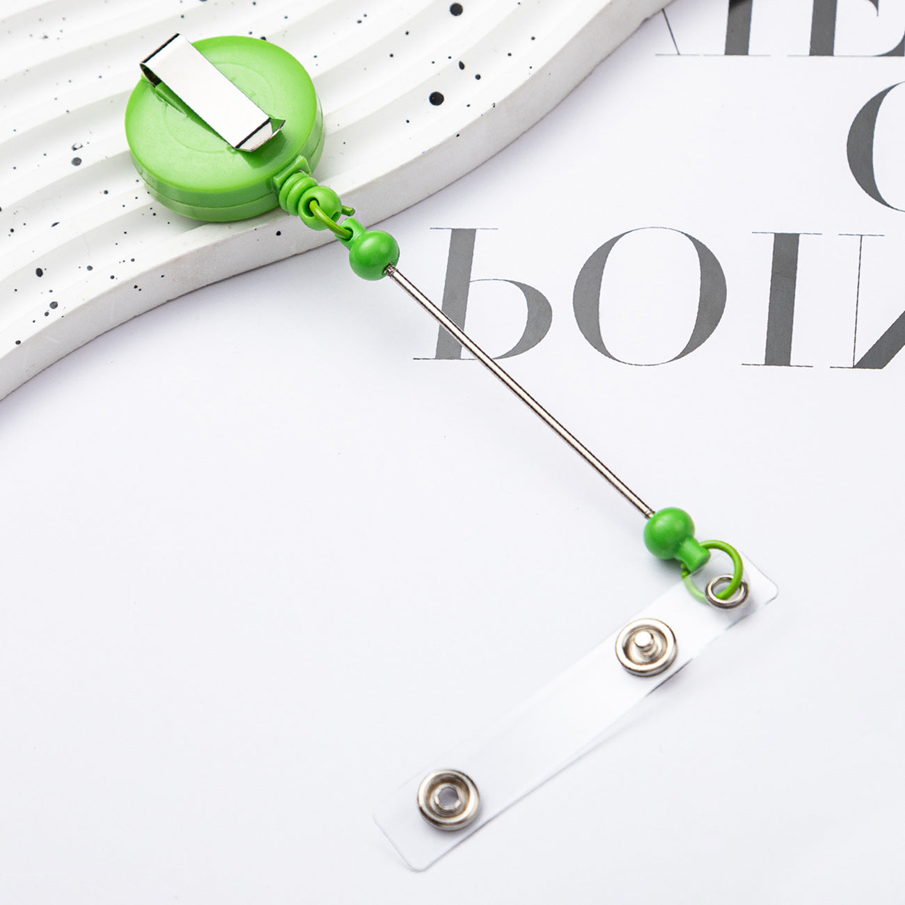 diy bead key chain retractable buckle