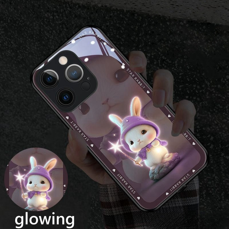 A1-Star Rabbit glowing  Mobile Phone Case  iPhone16 iPhone15  iPhone 14  iPhone 13  iPhone 12 iPhone 11   applicable