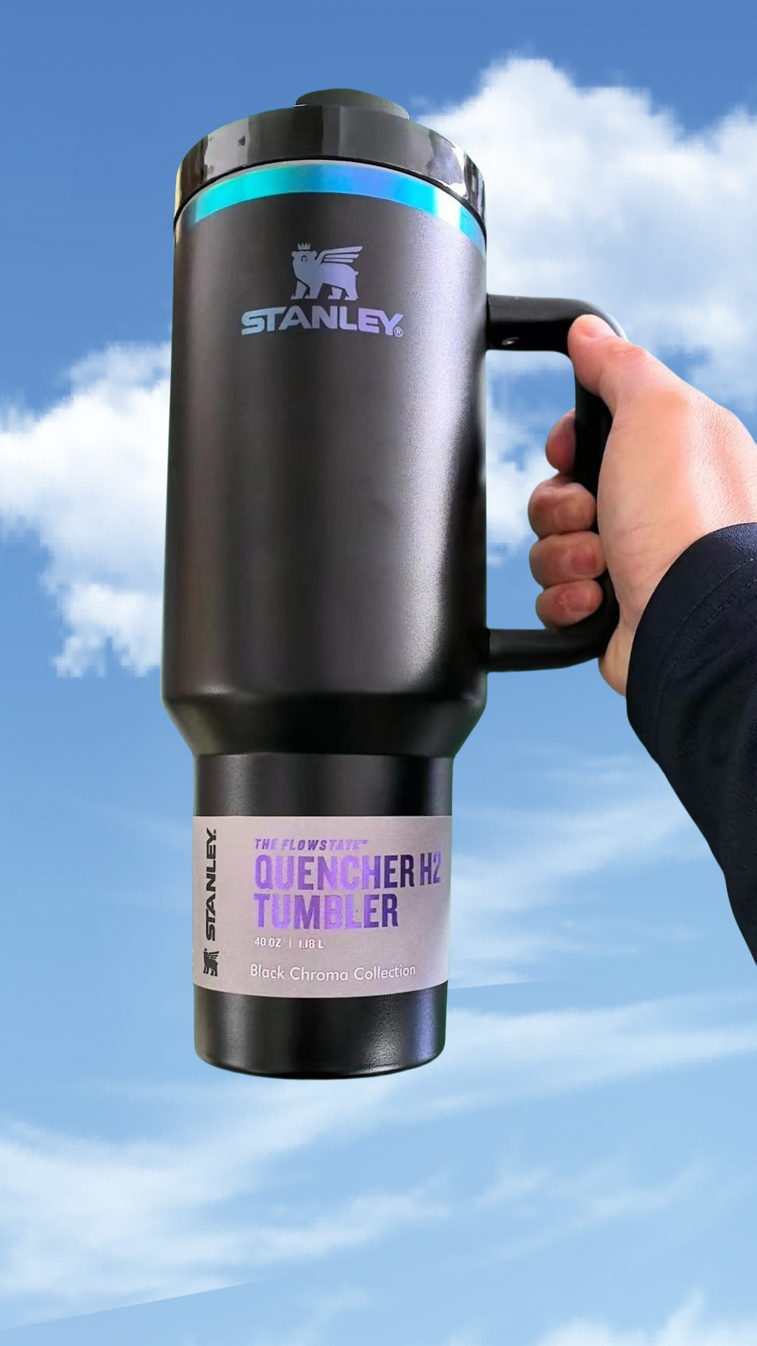 A4-Stanley Quencher H2.0 FlowState Stainless Steel Vacuum Insulated Tumbler with Lid and Straw for Water, Iced Tea or Coffee